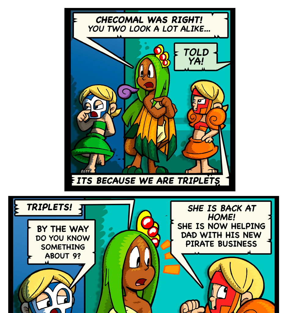 Macoatl - Episode 507, Page 1: Triplets