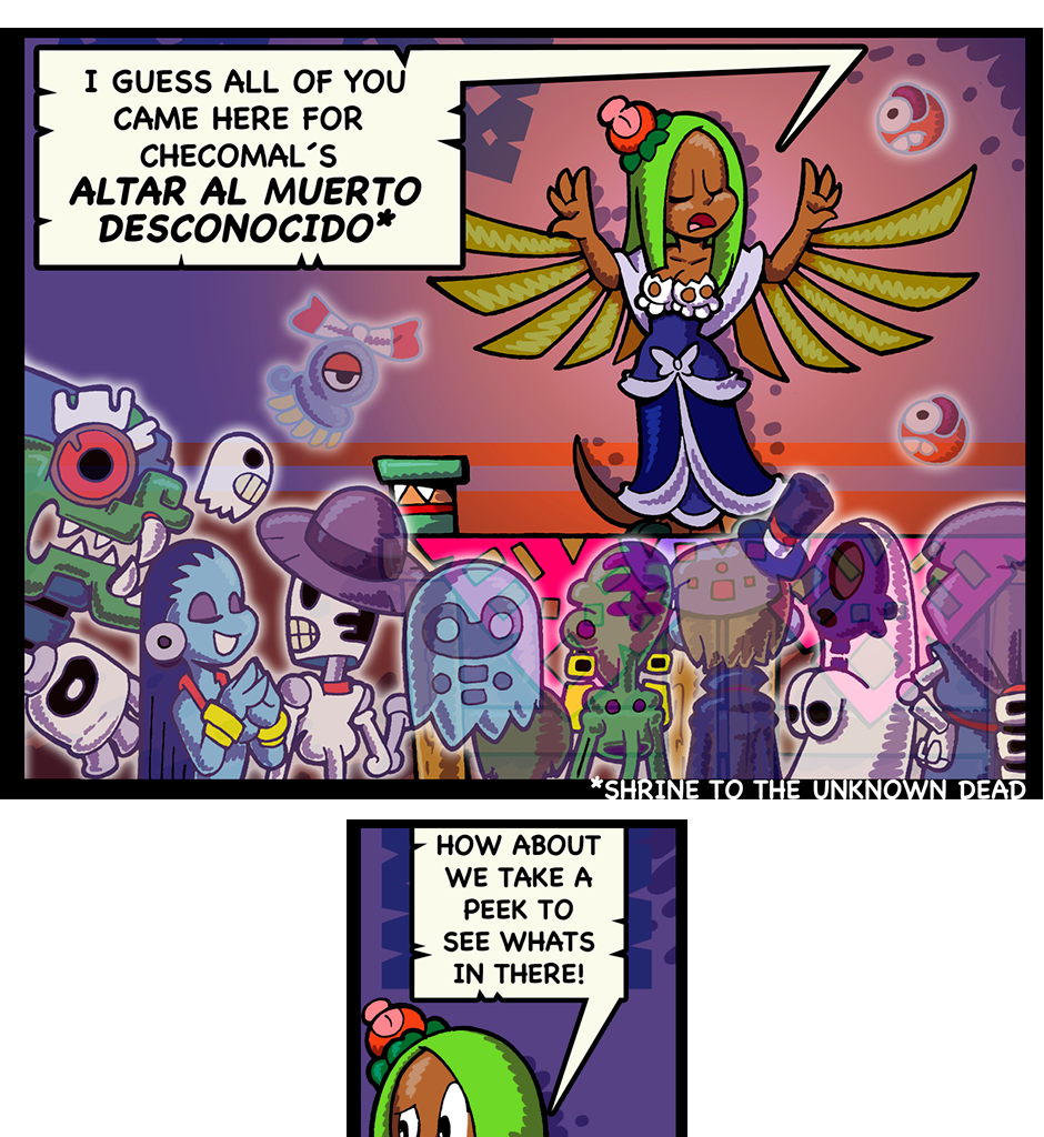 Macoatl - Episode 512, Page 1: Day of the dead party