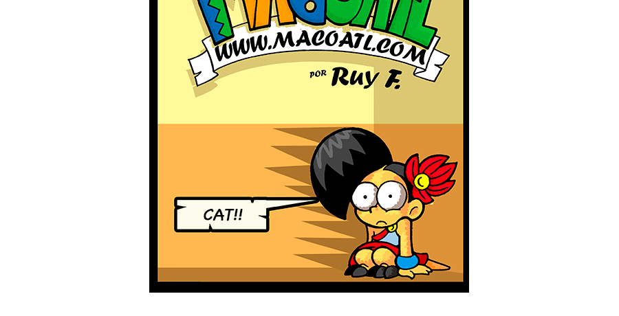 Macoatl - Episode 529, Page 1: Rainbow flying cats