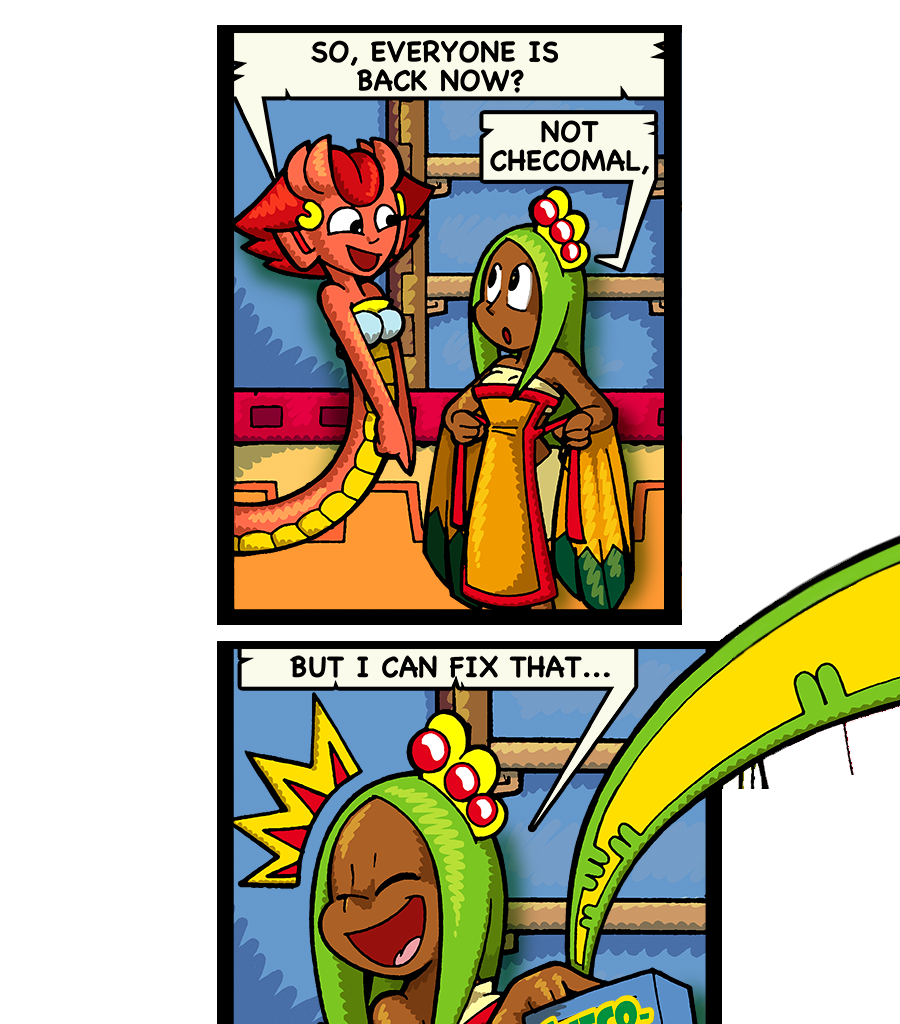 Macoatl - Episode 530, Page 1: Checo-Cookies