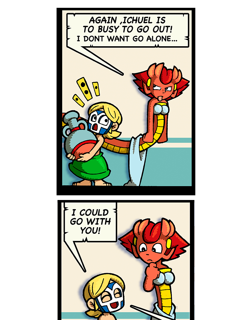 Macoatl - Episode 538, Page 1: Chawi and 7