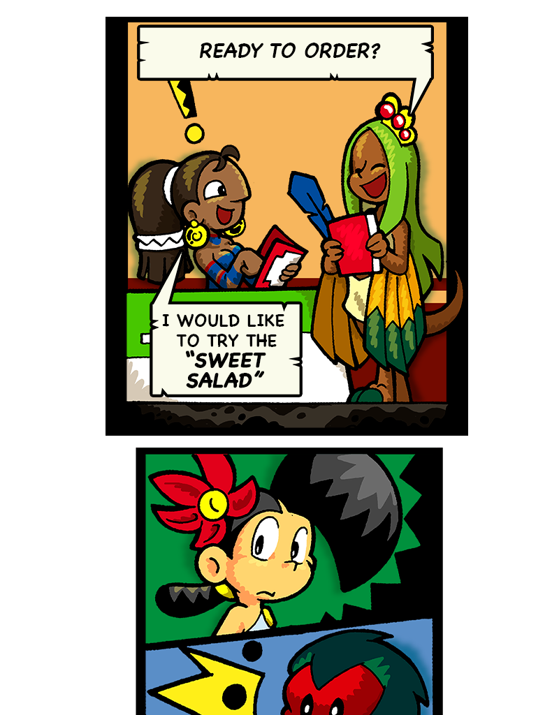 Macoatl - Episode 539, Page 1: Mistery dish
