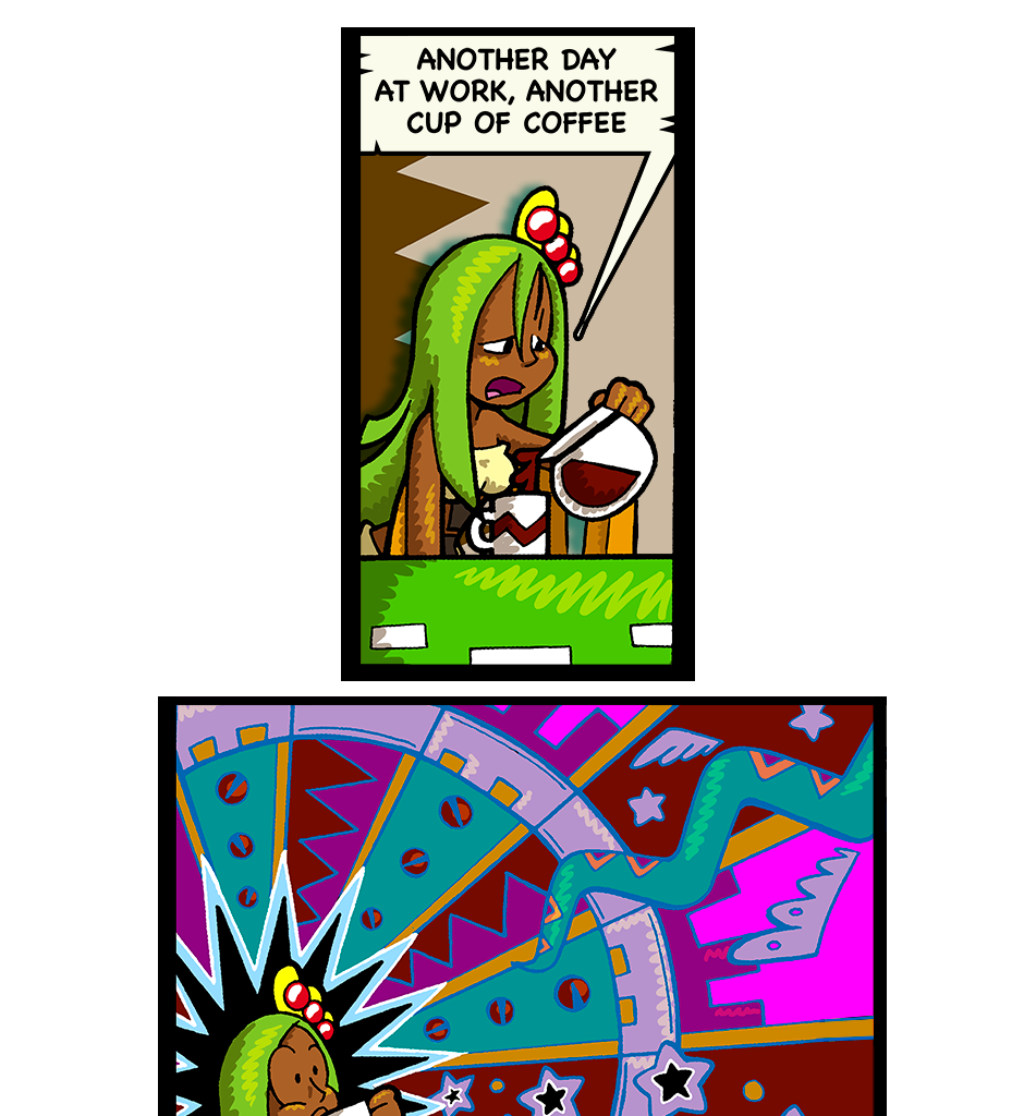 Macoatl - Episode 540, Page 1: Coffee