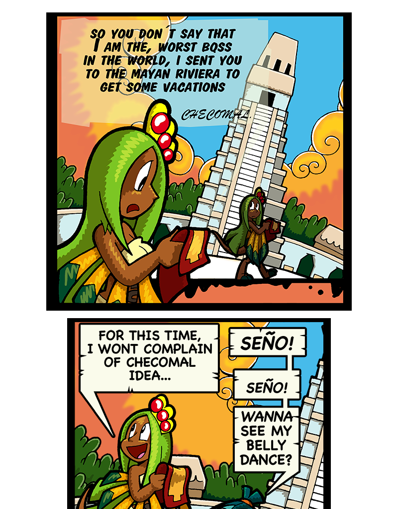 Macoatl - Episode 544, Page 1: Belly dance