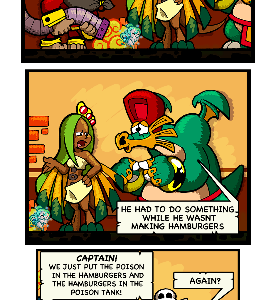 Macoatl - Episode 551, Page 1:  Dead bugs tell no tells