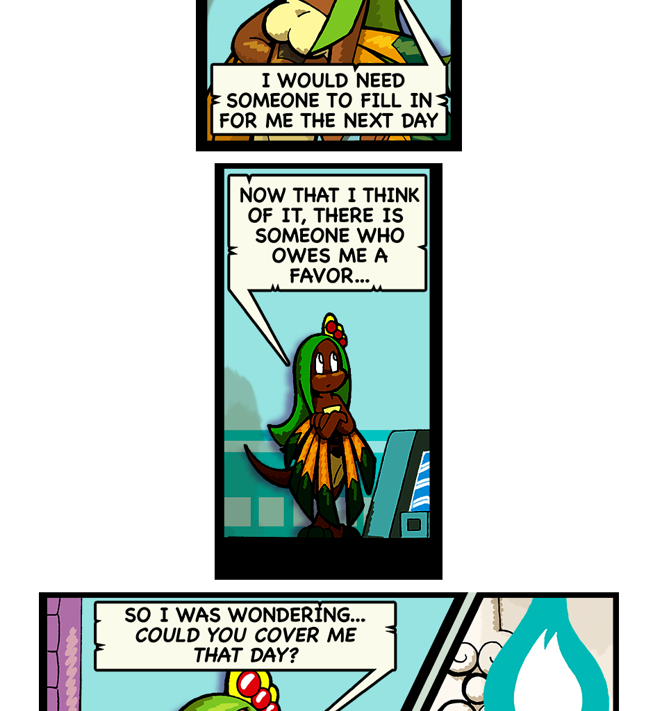 Macoatl - Episode 555, Page 1: The substitute