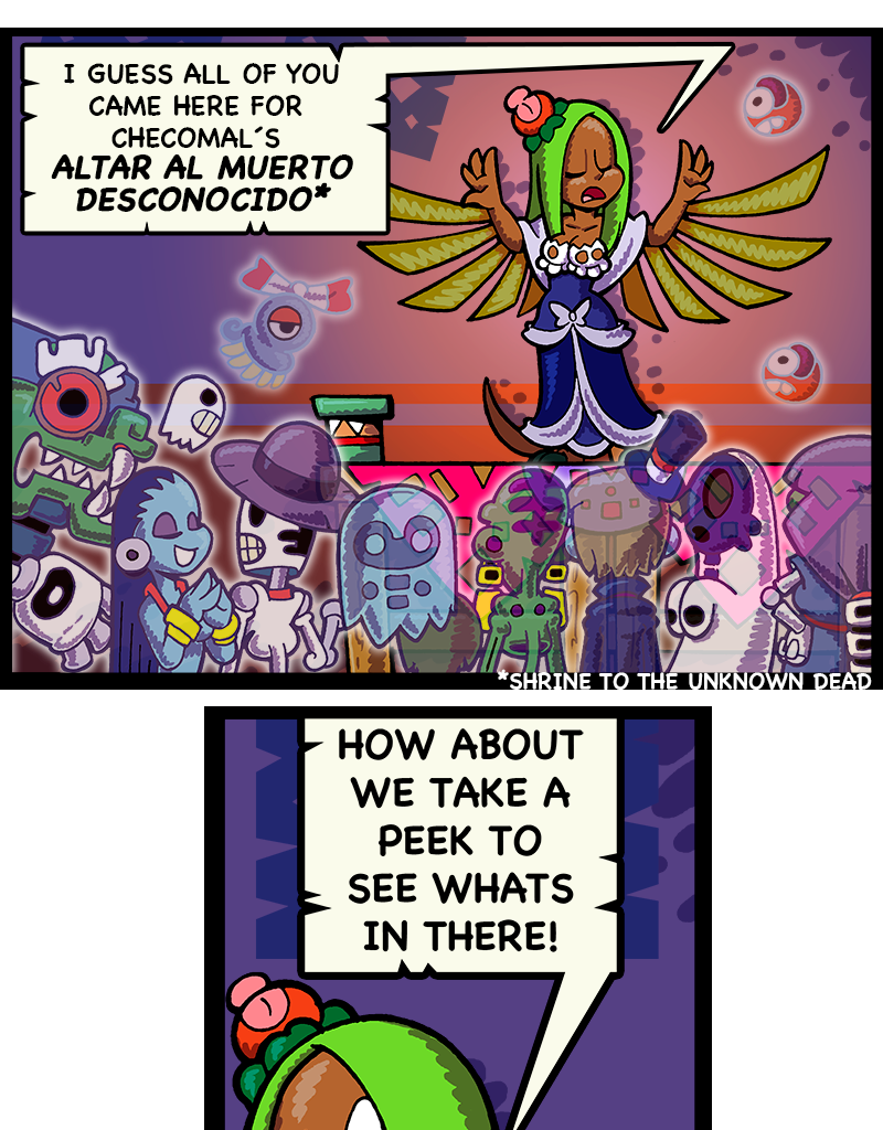 Macoatl - Episode 556, Page 1: Party for the dead