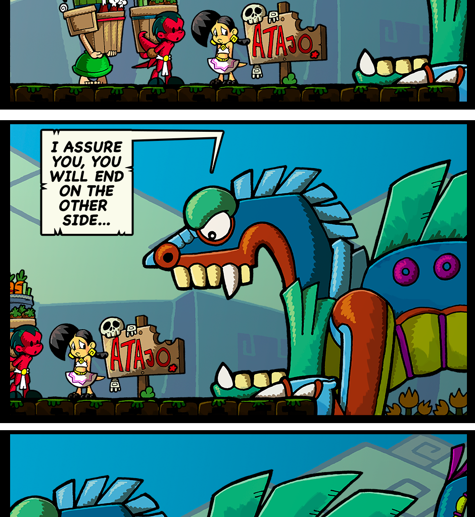 Macoatl - Episode 575, Page 1: Back at home