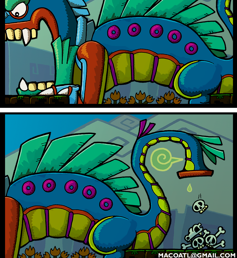 Macoatl - Episode 575, Page 1: Back at home