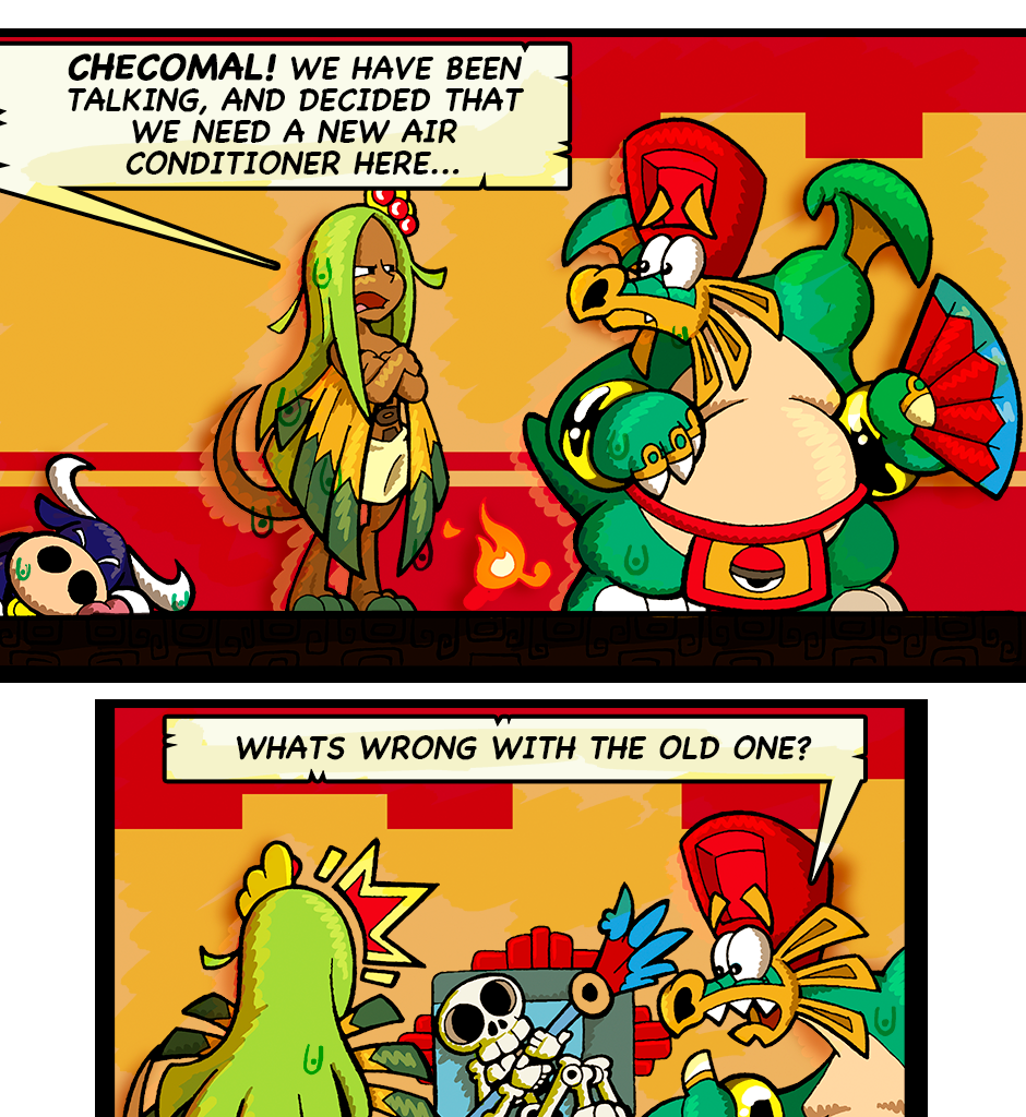 Macoatl - Episode 584, Page 1: Broken Fan