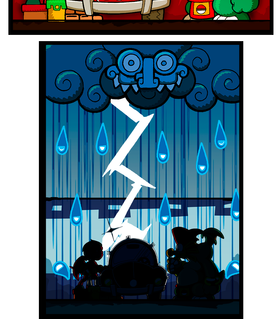 Macoatl - Episode 585, Page 1: Rain machine