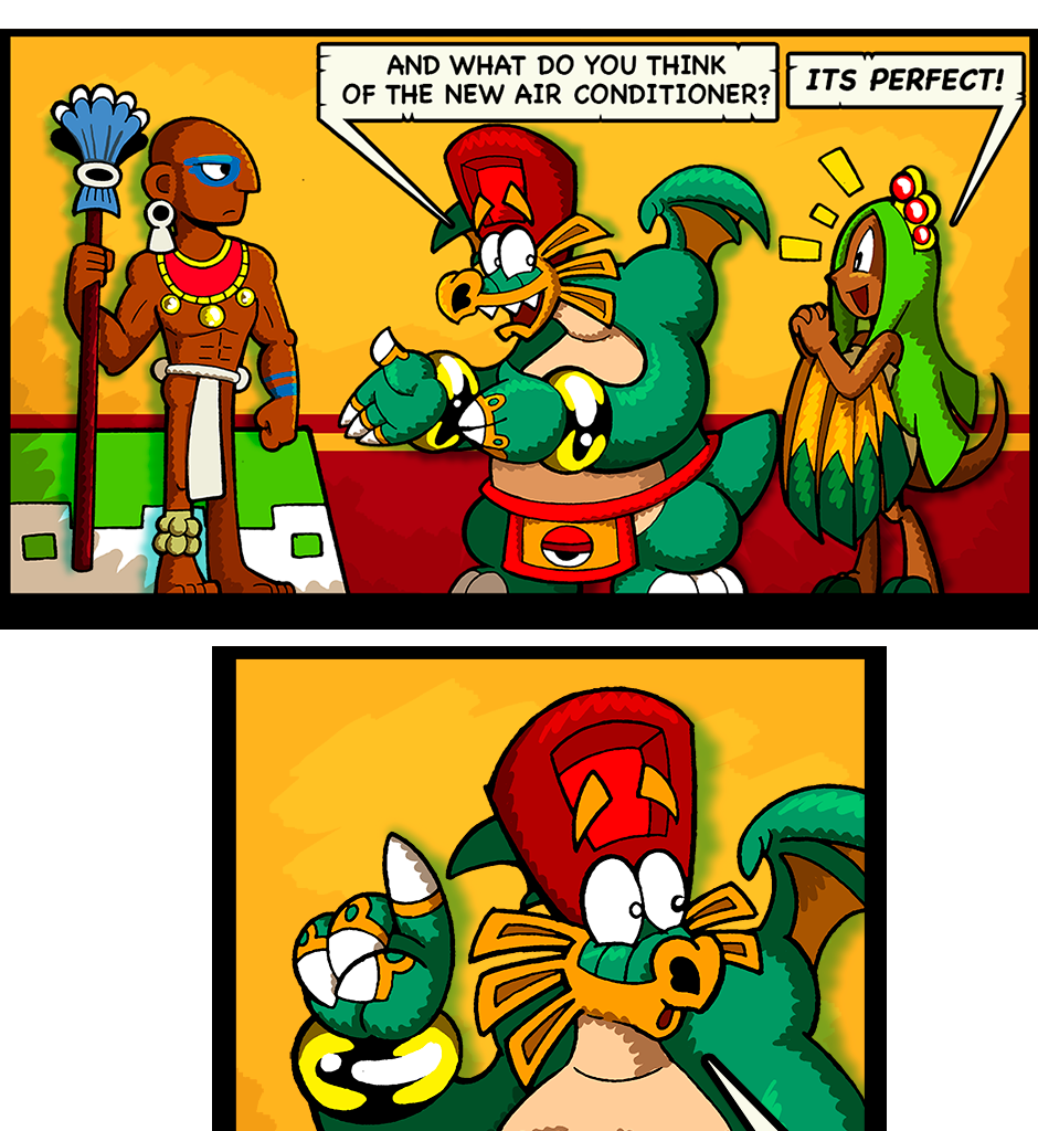 Macoatl - Episode 586, Page 1: The new fan