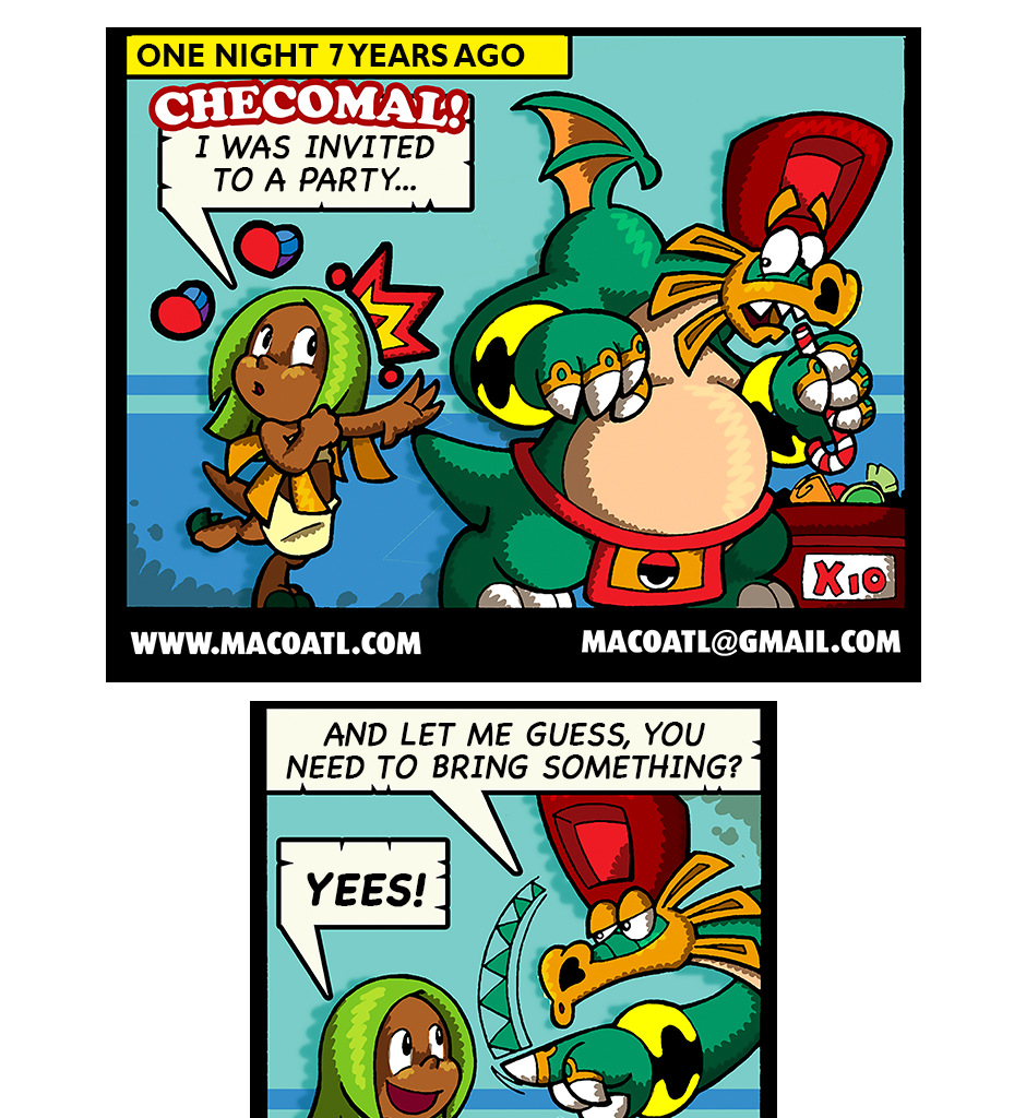 Macoatl - Episode 590, Page 1: The party