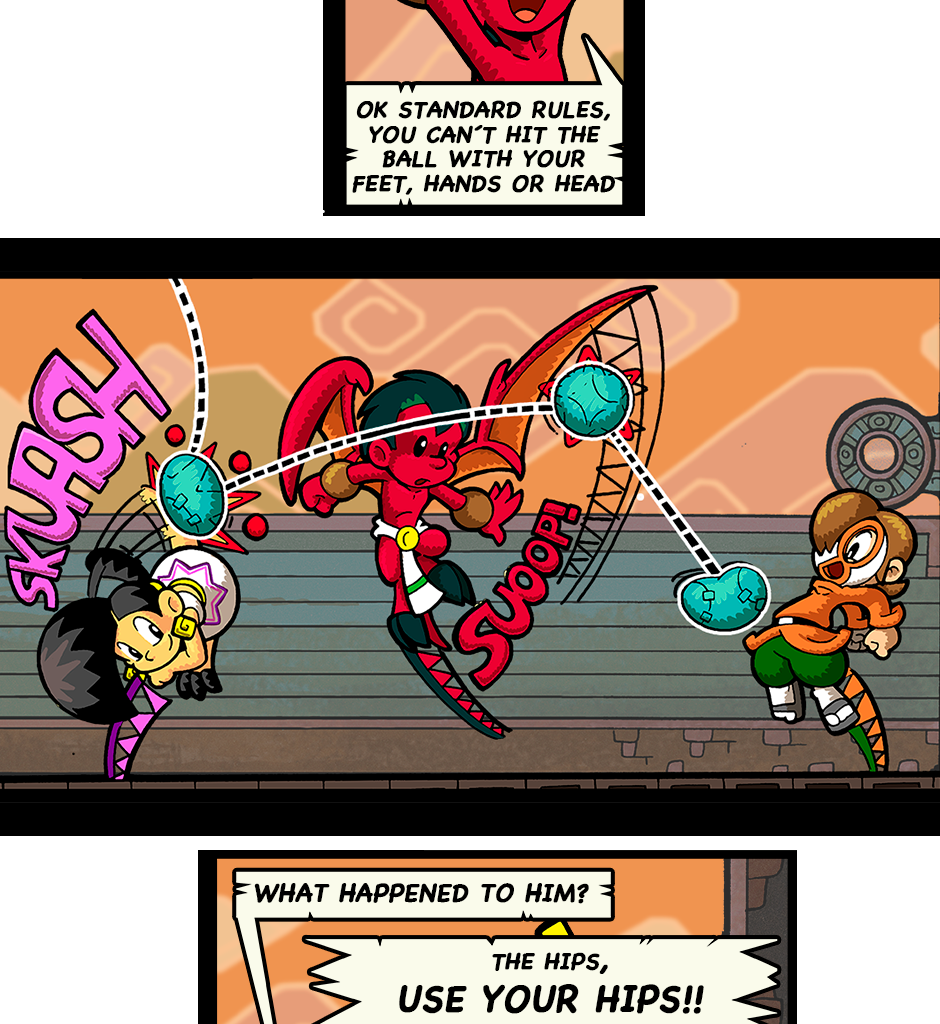 Macoatl - Episode 594, Page 1: The ball game