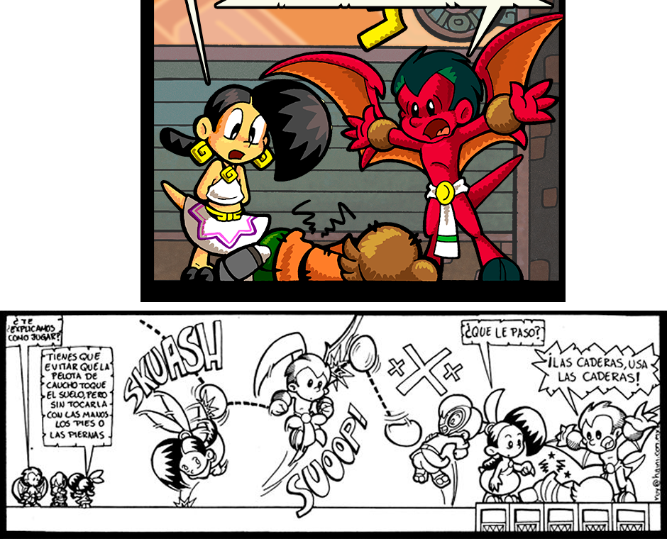 Macoatl - Episode 594, Page 1: The ball game