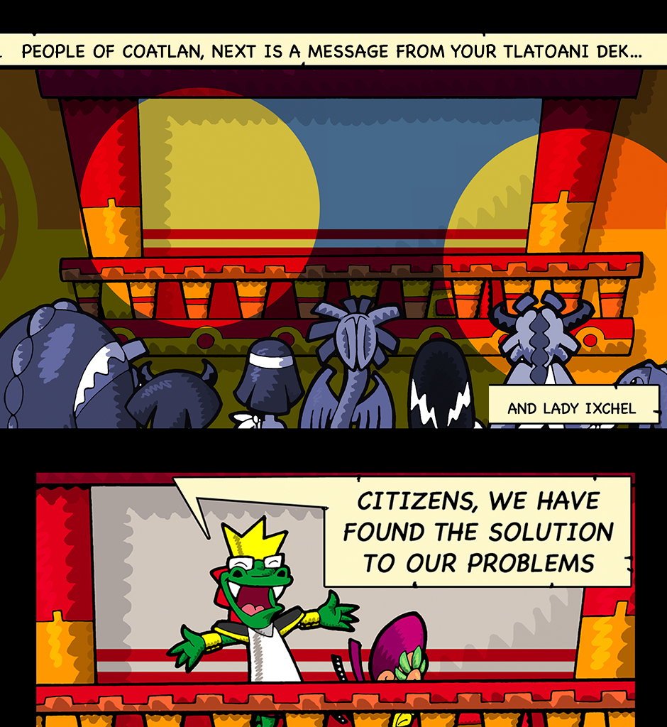Macoatl - Episode 597, Page 1: The government