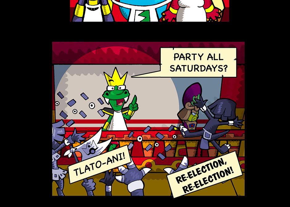 Macoatl - Episode 597, Page 1: The government