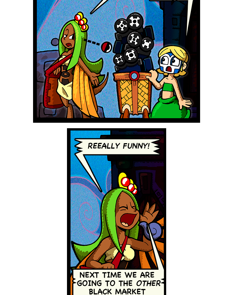 Macoatl - Episode 598, Page 1: The black market