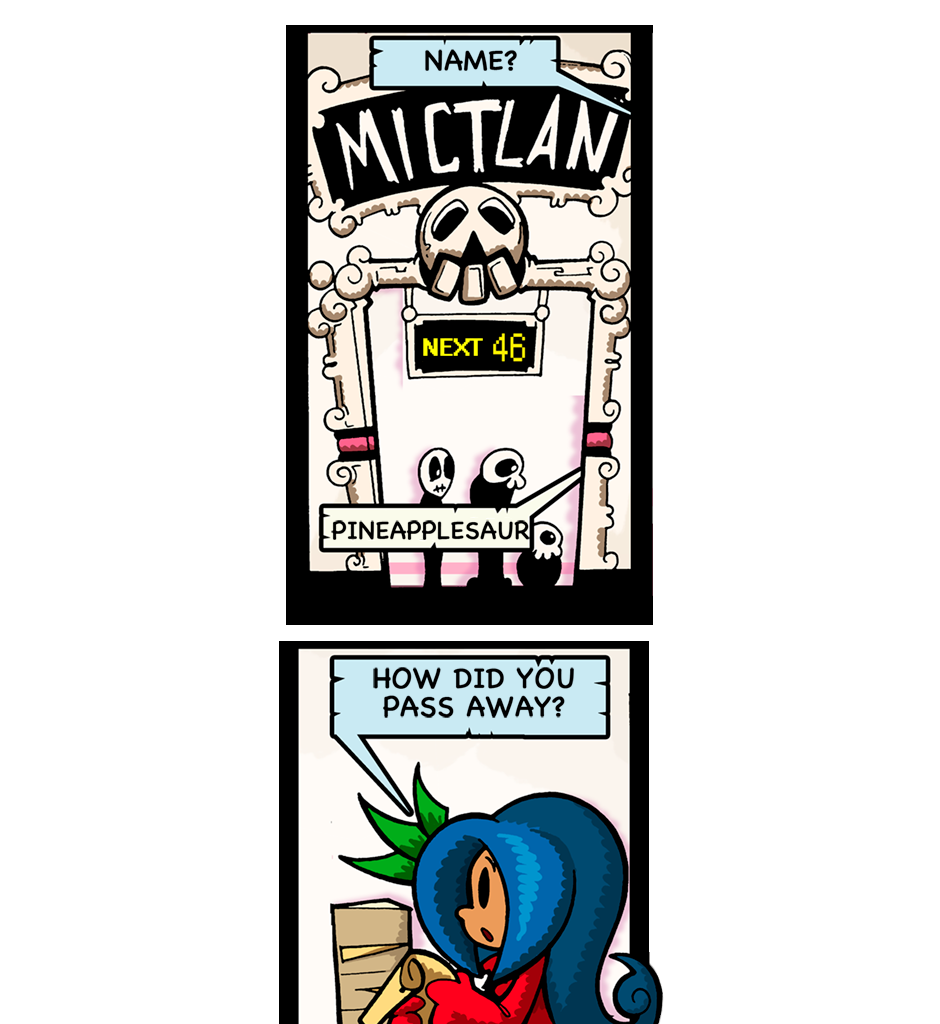 Macoatl - Episode 607, Page 1: At the Mictlan
