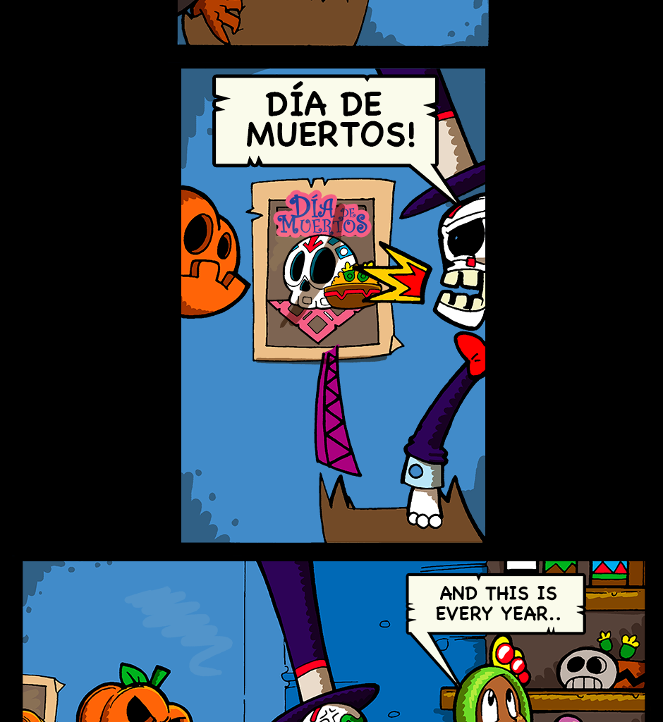 Macoatl - Episode 608, Page 1: Halloween of the dead