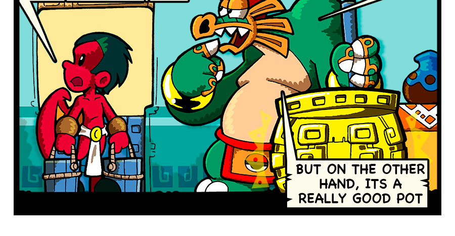Macoatl - Episode 621, Page 1: The golden pot