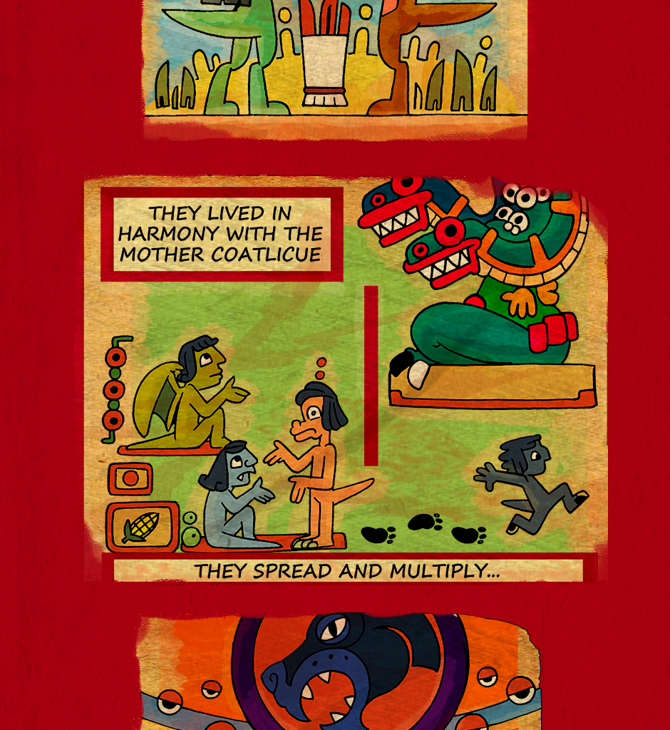 Macoatl - Episode 622, Page 1: And from the skies came the cats