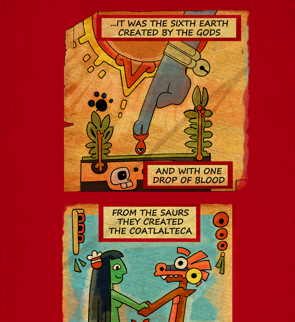 Macoatl - Episode 622, Page 1: And from the skies came the cats