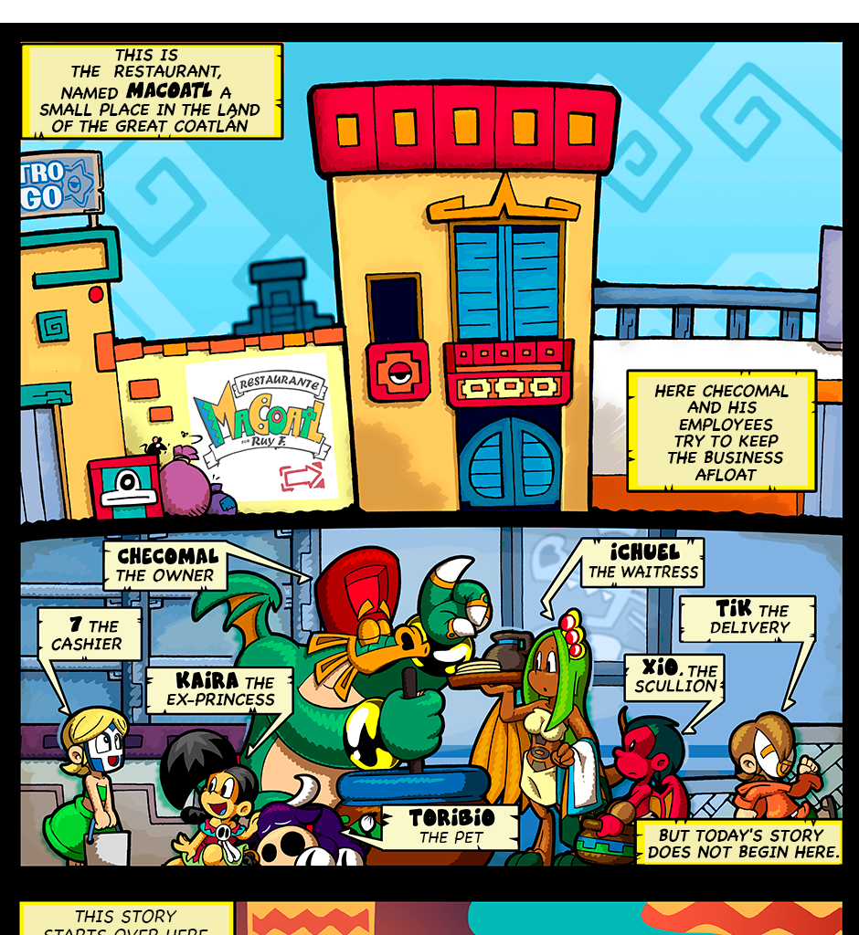 Macoatl - Episode 629, Page 1: The story