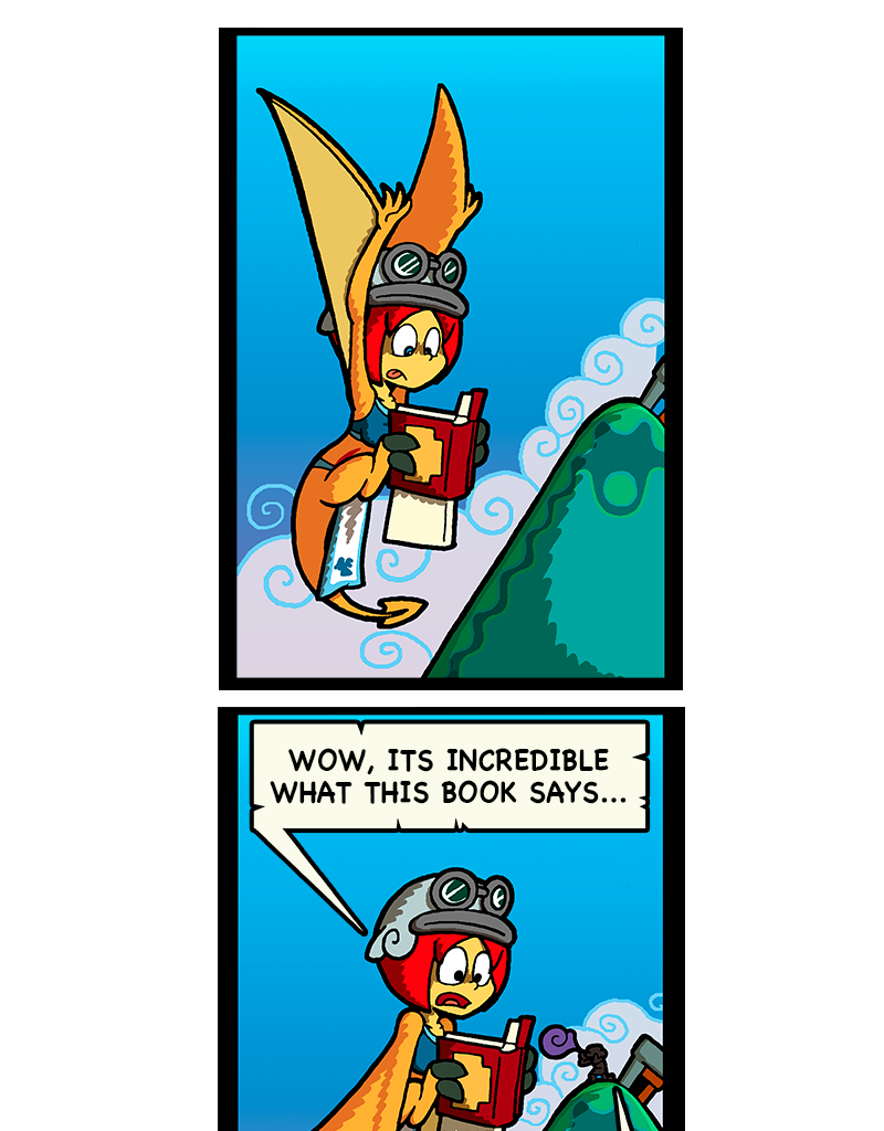 Macoatl - Episode 641, Page 1: A book with something to say