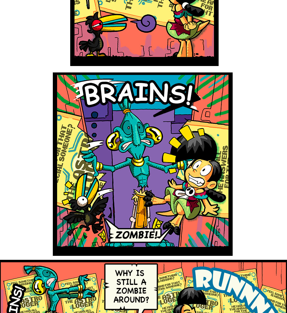 Macoatl - Episode 646, Page 1: Beware the Zombie