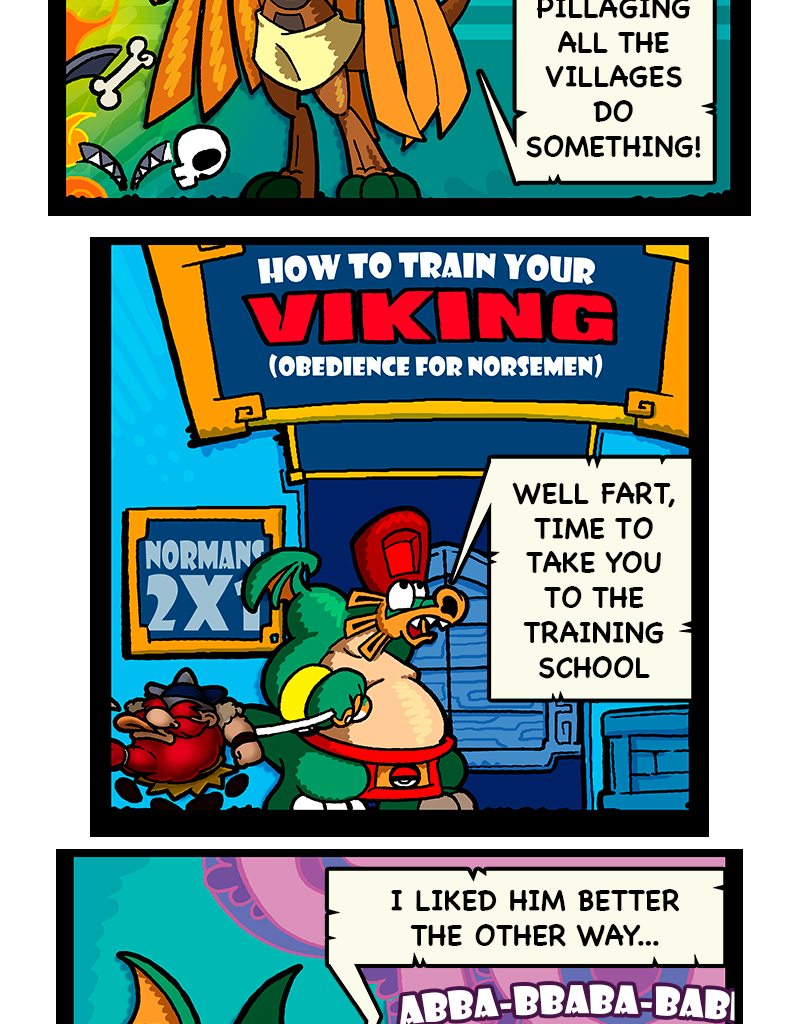 Macoatl - Episode 650, Page 1: How to train your viking