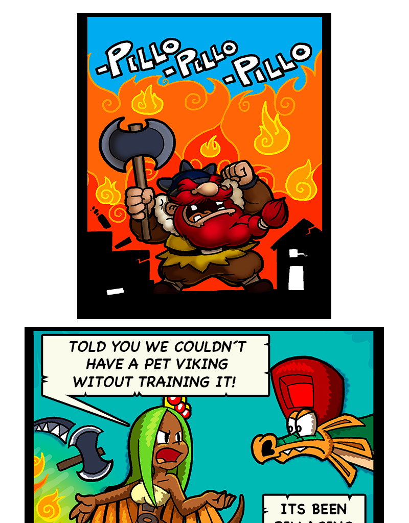 Macoatl - Episode 650, Page 1: How to train your viking