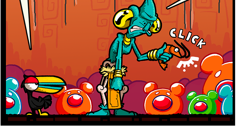 Macoatl - Episode 658, Page 1: Gummy bears