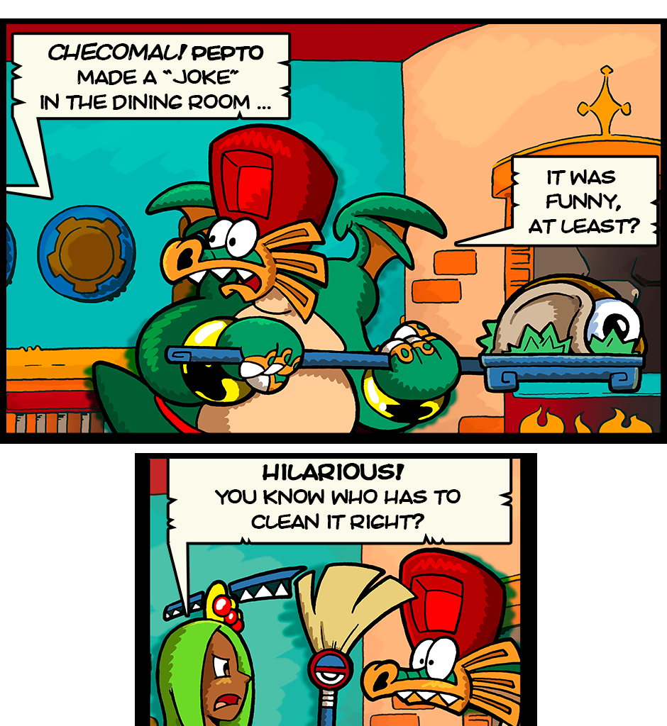 Macoatl - Episode 662, Page 1: Thats the joke