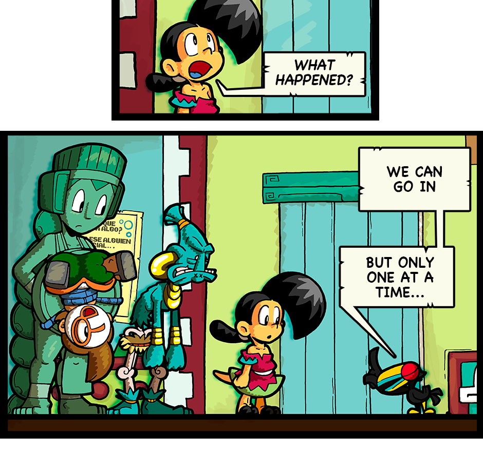 Macoatl - Episode 675, Page 1: Peeking order