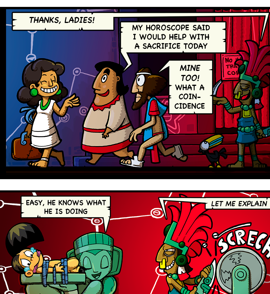 Macoatl - Episode 681, Page 1: The villain song