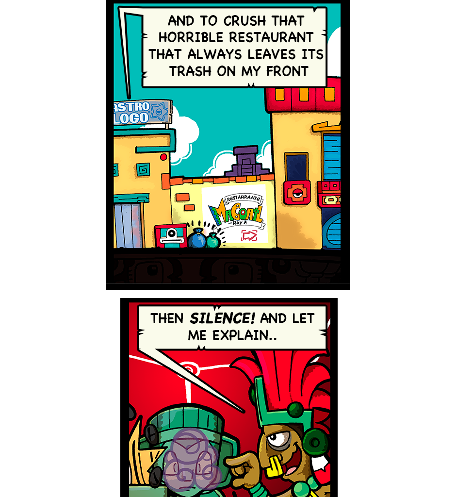 Macoatl - Episode 681, Page 1: The villain song