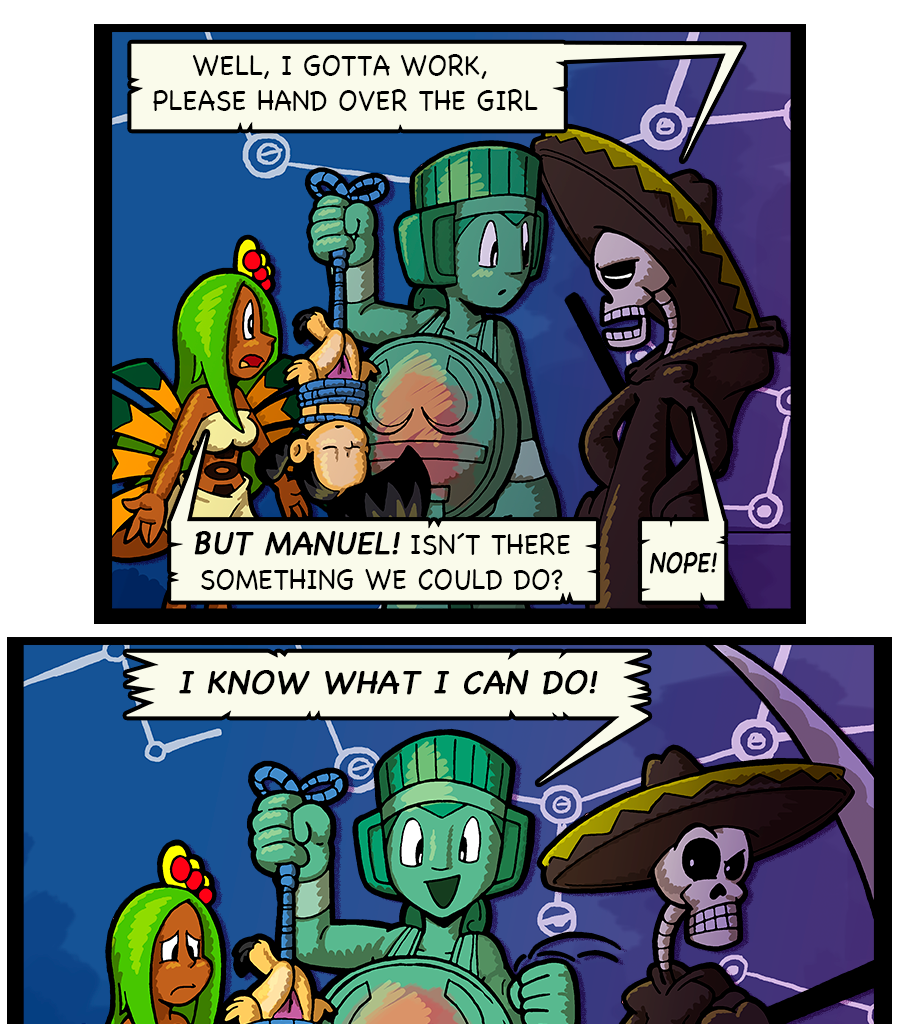 Macoatl - Episode 684, Page 1: The fist of life!
