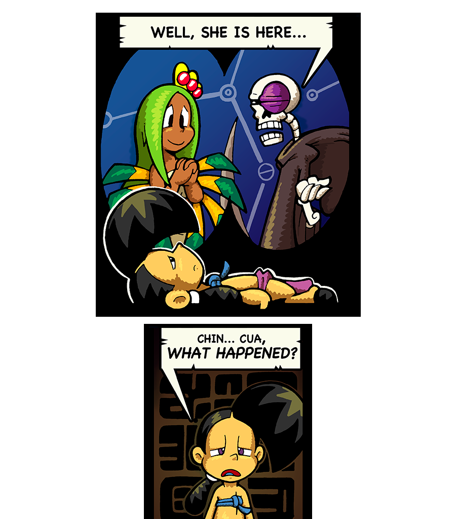 Macoatl - Episode 686, Page 1: Zombie saves the day