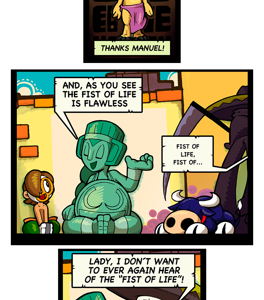 Macoatl - Episode 686, Page 1: Zombie saves the day