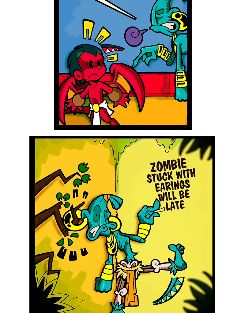 Macoatl - Episode 688, Page 1: Xio´s (short) tail