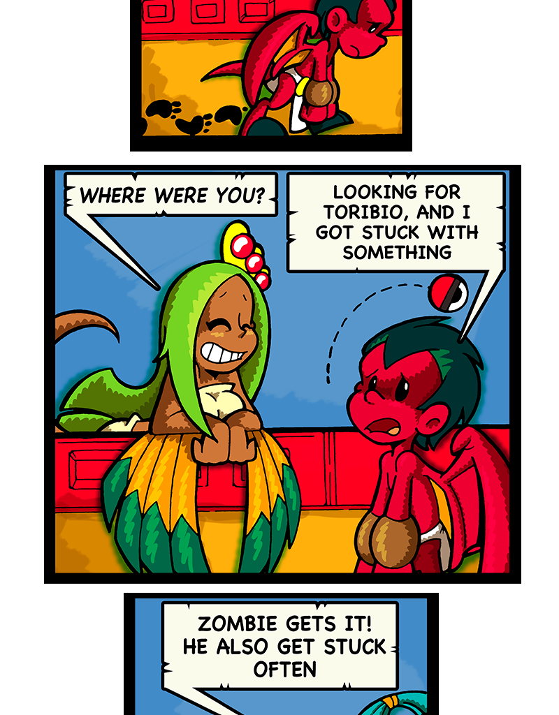 Macoatl - Episode 688, Page 1: Xio´s (short) tail