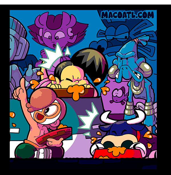 Macoatl - Episode 691, Page 1: Everybody is back