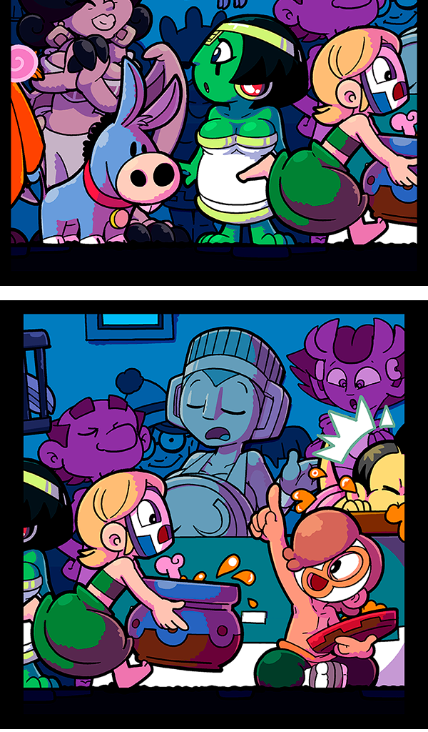 Macoatl - Episode 691, Page 1: Everybody is back