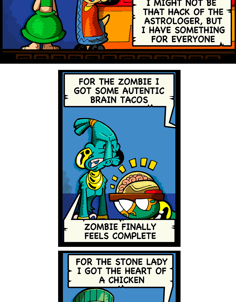 Macoatl - Episode 692, Page 1: The rewards