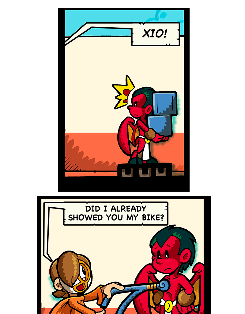 Macoatl - Episode 698, Page 1: Bike