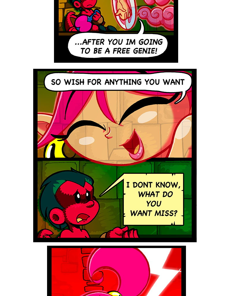 Macoatl - Episode 700, Page 1: Rayah the genie