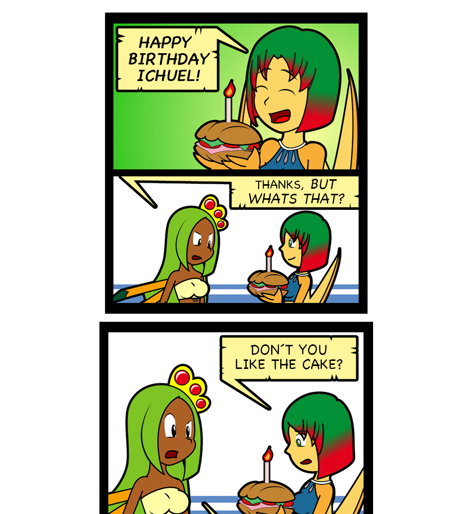 Macoatl - Episode 709, Page 1: The birthday torta