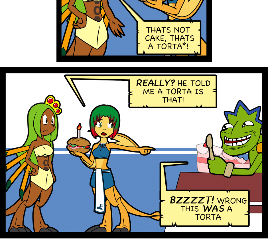 Macoatl - Episode 709, Page 1: The birthday torta