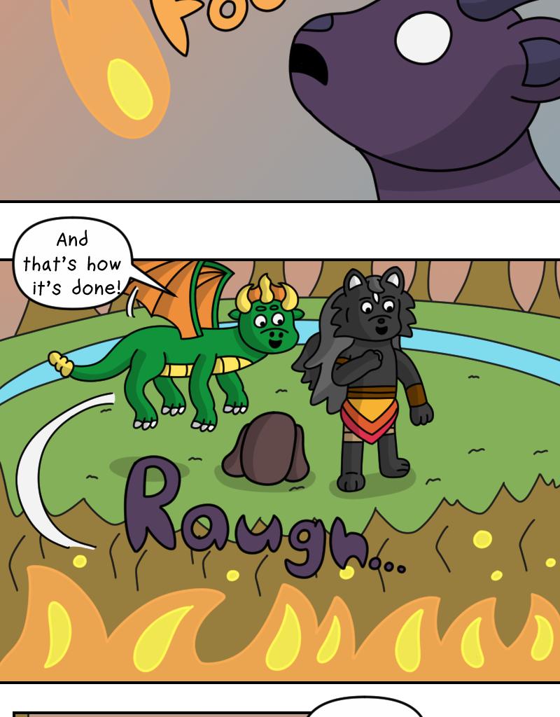 Dawn of the Fire Heart - Episode 24, Page 2: Riverside Road- Part Three